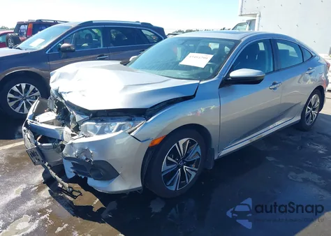 2017 Honda Civic Ex-L из США, поврежденный, VIN 19XFC1F75HE015835